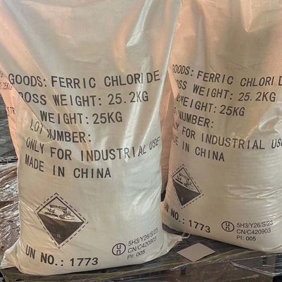 25kg/thùng Ferric Chloride Anhydrous Powder 98%min 26MT/20GP