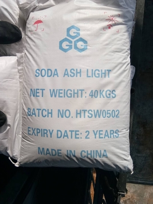 40 KG/BAG Natri Carbonate Soda Ash được sử dụng trong dầu mỏ, hóa chất và sản xuất giấy