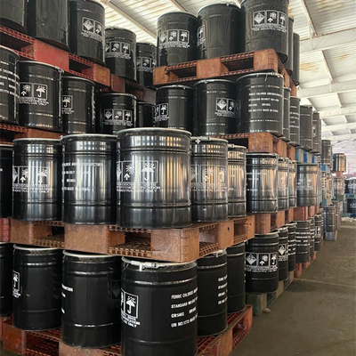 Ferric clorua khan 50kg/trống màu xanh lá cây