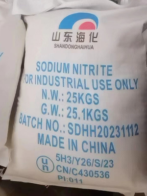 Bột natri nitrit 25kg/thùng NaNO2