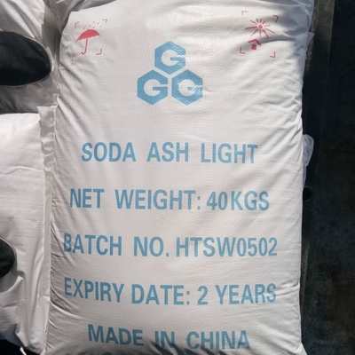 40 KG / BAG Natri Carbonate Soda Ash Naco3 Được sử dụng trong kính, in ấn và nhuộm