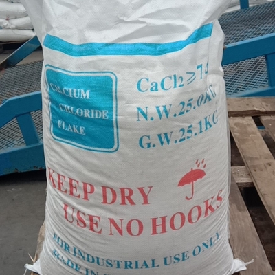 Calcium Chloride CaCl2 CAS 10035-04-8 25 KG / BAG Được sử dụng làm chất khô