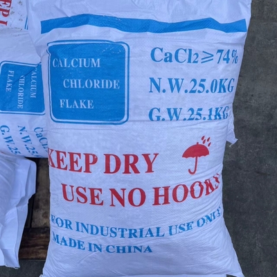 Calcium Chloride CaCl2 CAS 10035-04-8 25 KG / BAG Được sử dụng làm chất khô