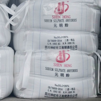 CAS số 7757-82-6 99% Min bột trắng Natri sulfat Na2SO4 Anhidrô 1000 KG / BAG