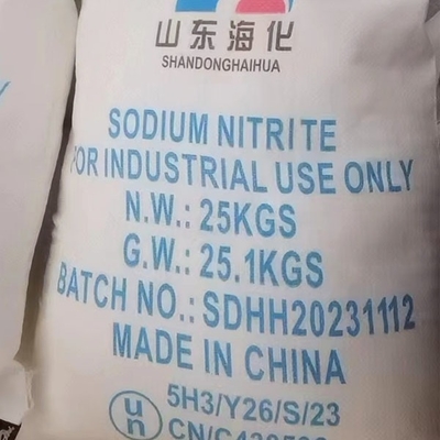 NaNO2 Natri nitrit được sử dụng làm chất xử lý nhiệt kim loại 25 KG / BAG