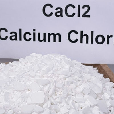 Pure White Dihydrate Calcium Chloride Flakes 74% Min được chứng nhận ISO9001