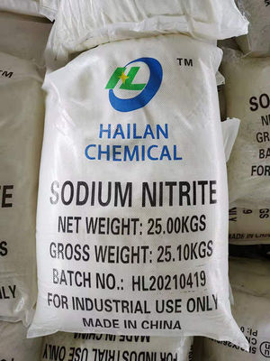 Sử dụng như chất khử trùng NaNO2 Natri nitrit tinh thể trắng