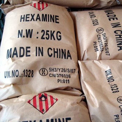 Bột hexamine được sử dụng như thuốc lợi tiểu trong y học 25 KG / BAG 20 MT / 20 GP với pallet